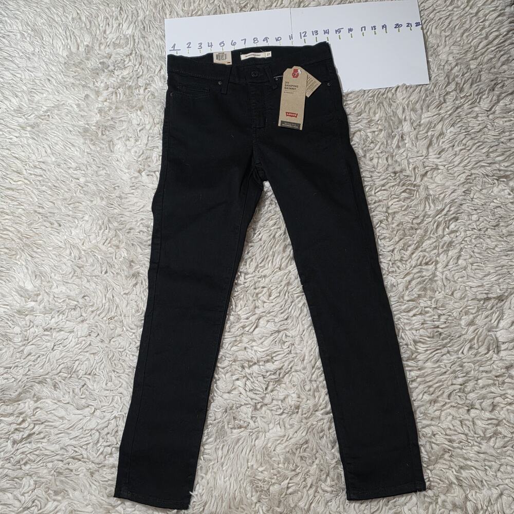Levi's 311 Shaping Skinny Women's Jeans Black Size 27 NWT
